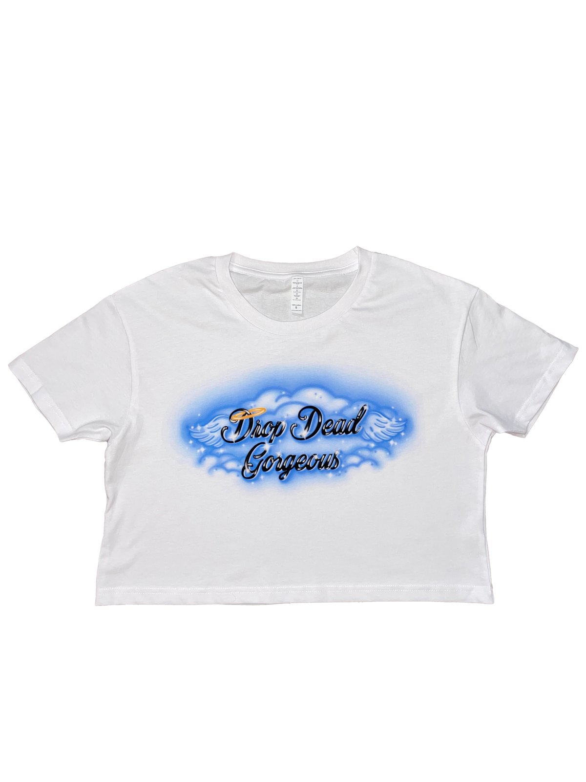 Drop Dead Gorgeous Airbrush Oversized Crop Tee TYT ATTYRE